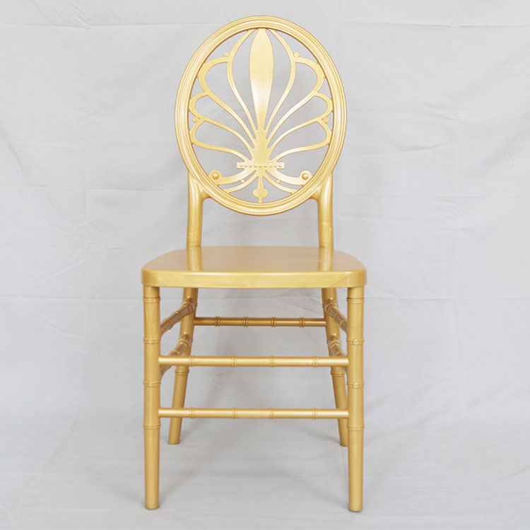Plastic Butterfly Chair Assembled Gold Color